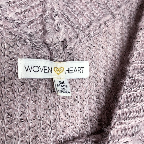 Lavender Sweater Knit Crop Top - Picture 2 of 4